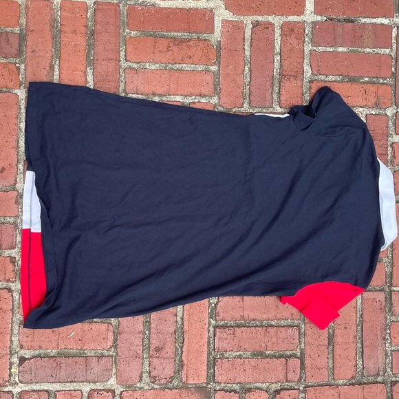 Tommy Hilfiger shirt dress red white and blue minidress size M preppy summer - Picture 3 of 3